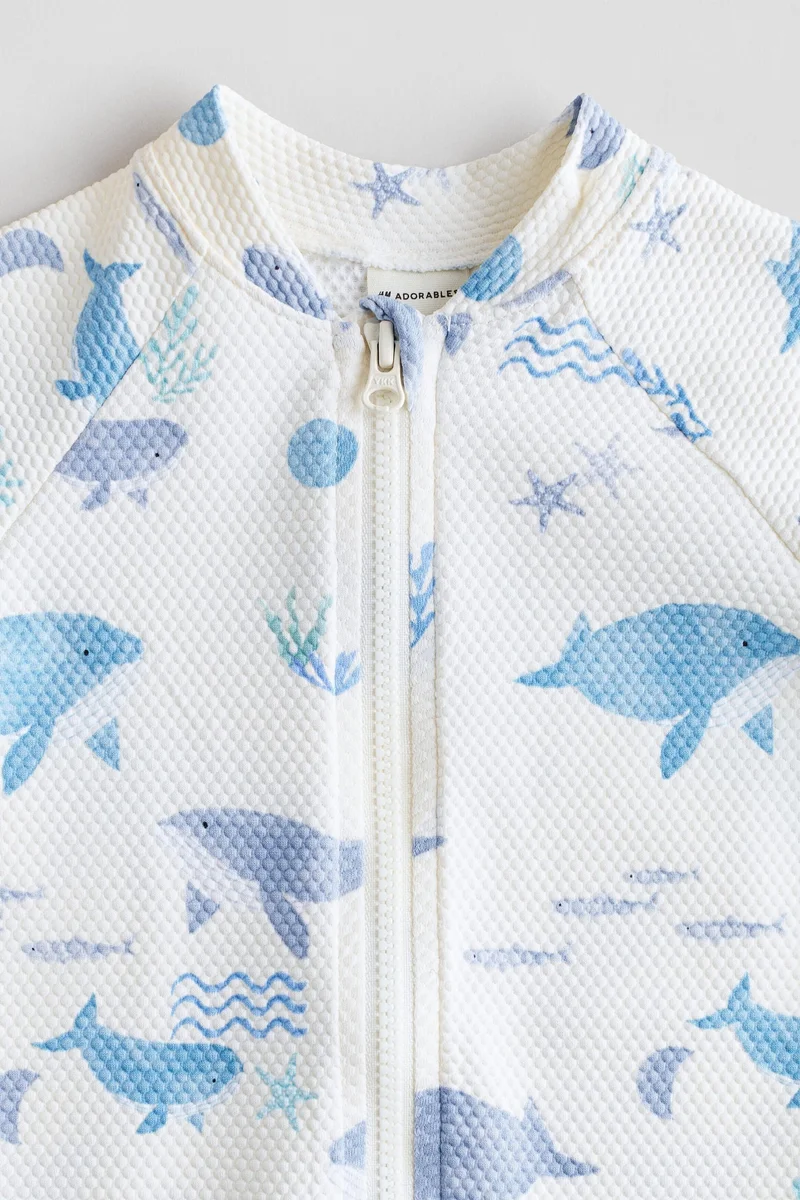 اتش اند ام ملابس سباحة من خامة بعامل حماية 50 من الشمس