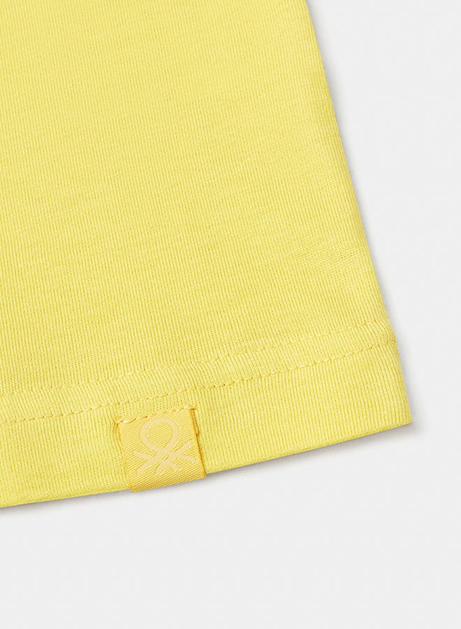 بينيتون أولاد تي شيرت بأكمام قصيرة قطن - Image 3