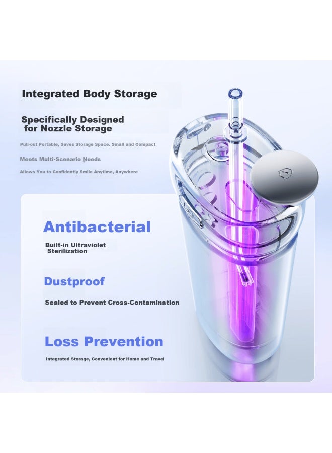 Konka Sterilizing Oral Irrigator Home Dental Cleaner Teeth Washer Water Flosser Portable Upright Waterproof Orthodontic Tartar Prevention Gift For Men And Women - Image 2