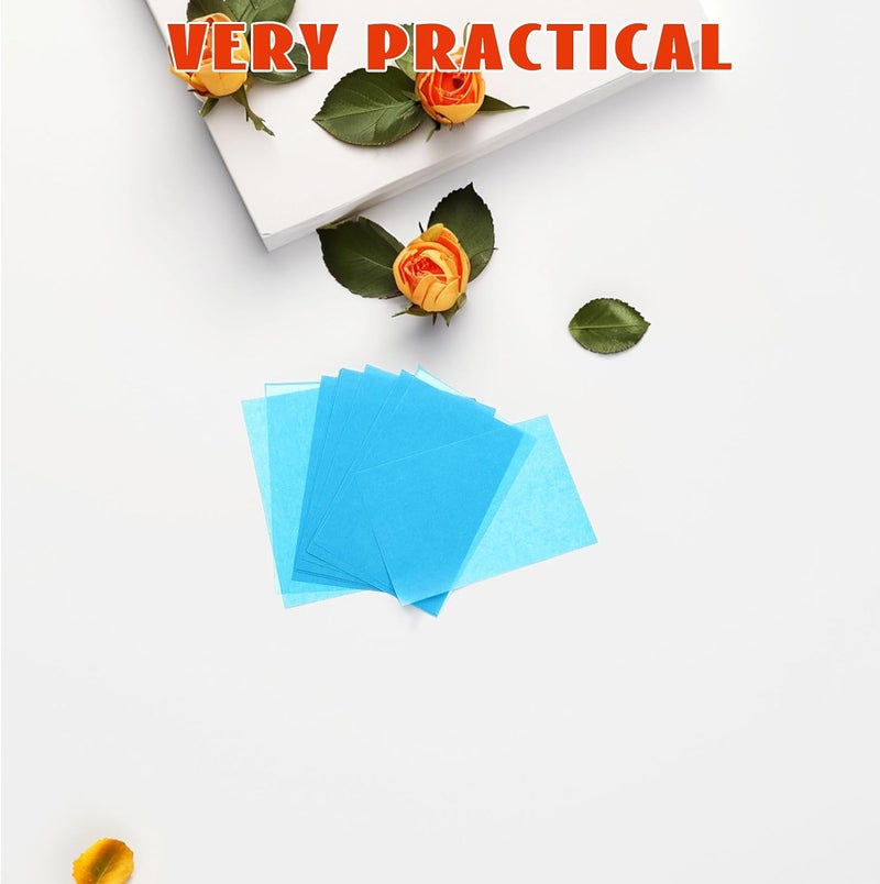STOBAZA Oil Absorbing Sheets for Face 10 Bags Blue Linen Blotting Paper for Oily Skin Facial Oil Blotting Pads for Men and Women Sweat-absorbent for Summer Use - Image 3
