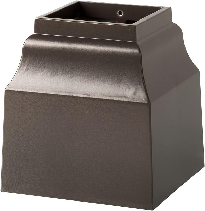 Whitehall Cascade Bronze Mailbox Post Base Cuff - Image 1
