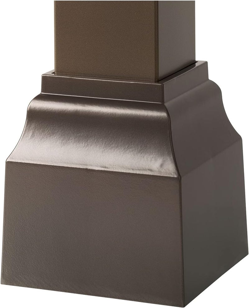 Whitehall Cascade Bronze Mailbox Post Base Cuff - Image 2