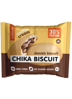 Chika Biscuit Protein Cookie Cream Filling Danish Biscuit Flavor, High Fiber and No Sugar Added 9x50g - pzsku/Z255939008EE8D785084DZ/45/_/1716985225/4b4cb884-b31e-4735-96ef-ed1f0db3c7c6