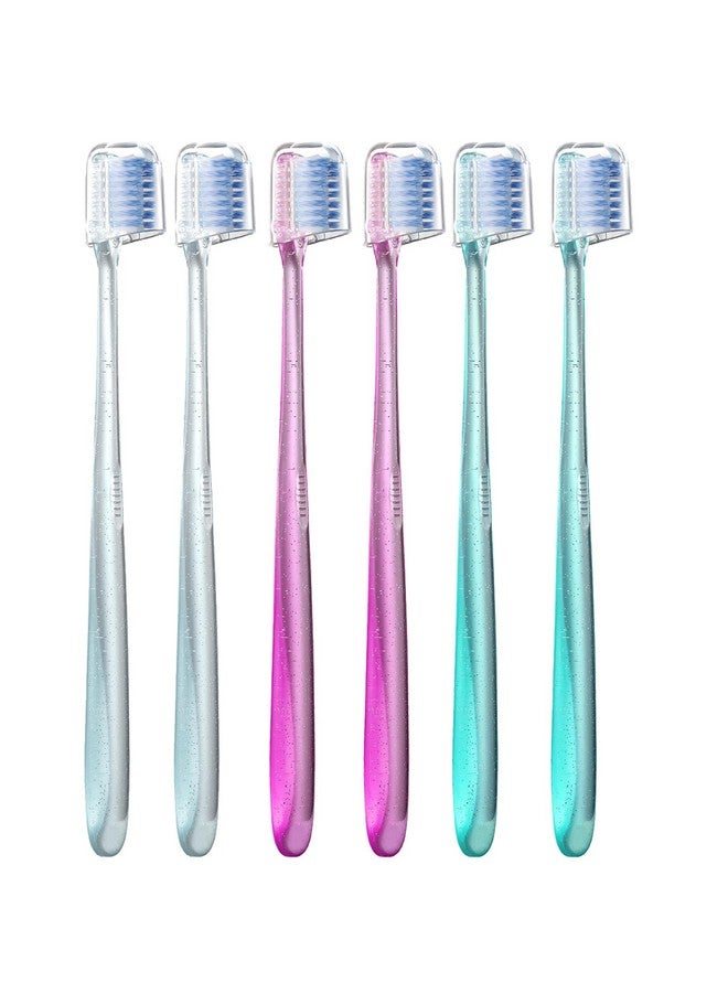 Fregum V-Shaped Orthodontic Toothbrush for Braces, Soft Bristles, 6 Count, No Interdental Brushes Included - Image 1