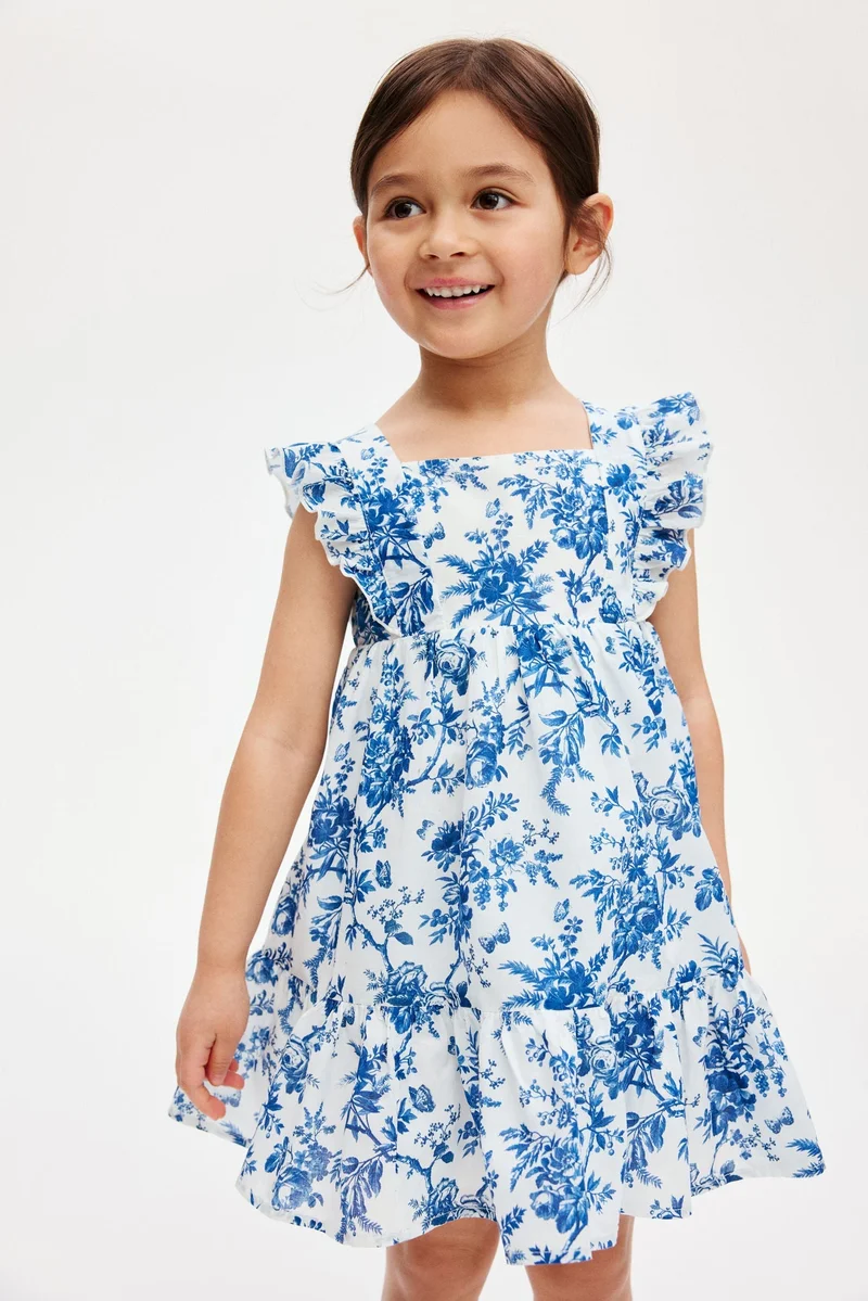 H&M Frill-trimmed cotton dress