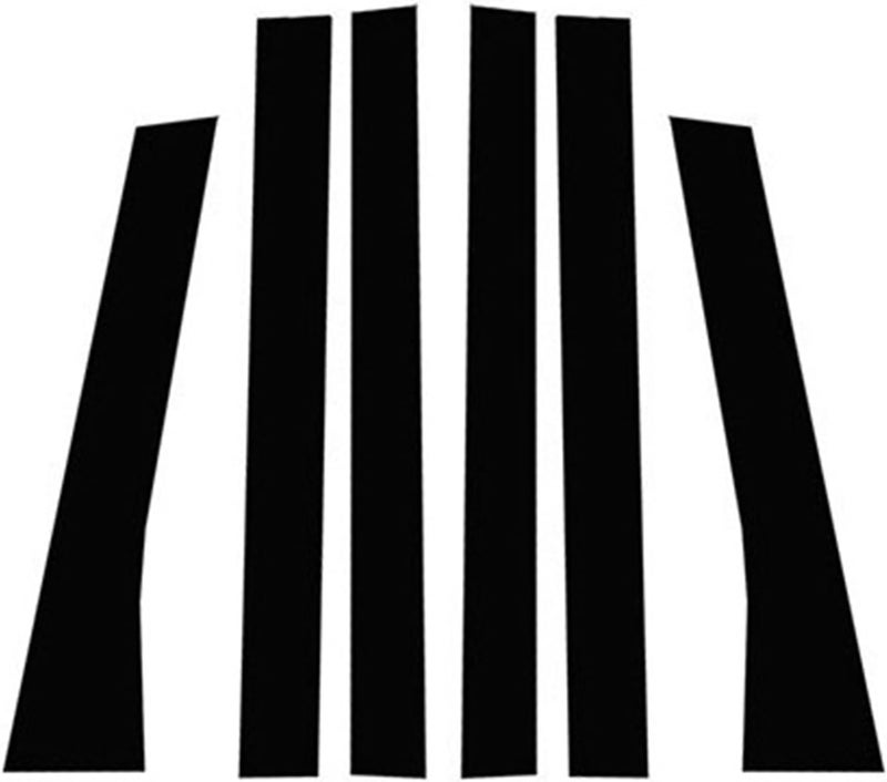 DEMULAX Car Pillar Posts Trim Cover Stickers for Nissan Elgrand E52 - Image 1