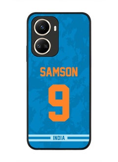 Rugged Black Edge Case for Huawei nova 10 SE, Slim fit Soft Case Flexible Rubber Edges Thin Cover - Player Name - Sanju Samson, Jersey Number- 9