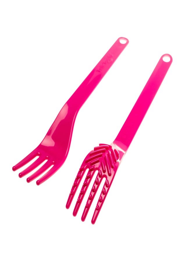 TalkTools® Magenta Fork™ - Provides oral awareness during feeding | Encourages lip closure | Increases sensory awareness | FDA compliant, Latex, Lead, BPA, and Phthalates free (Set) - Image 5