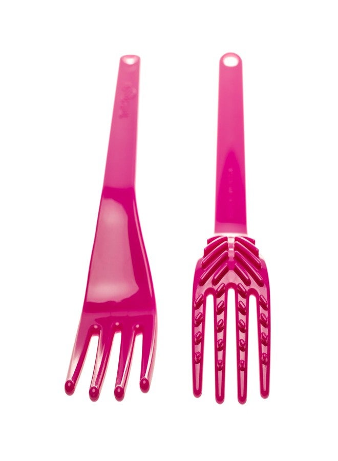 TalkTools® Magenta Fork™ - Provides oral awareness during feeding | Encourages lip closure | Increases sensory awareness | FDA compliant, Latex, Lead, BPA, and Phthalates free (Set) - Image 3