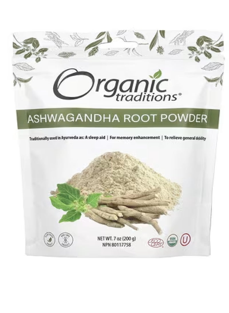 Organic Traditions , Ashwagandha Root Powder, 7 oz (200 g)