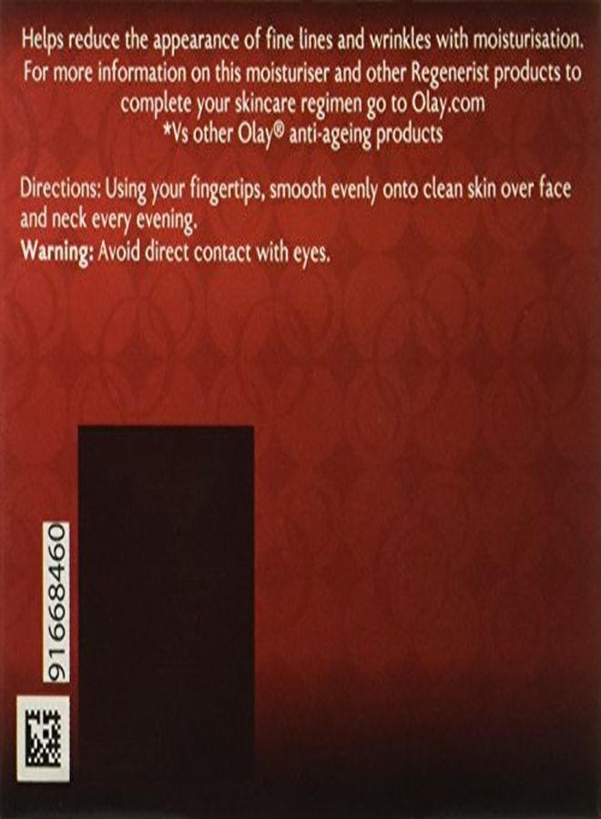 Olay كريم الليل ريجينريست؛ بحمض الهيالورونيك والنياسيناميد والخماسي الببتيدات؛ تركيبة لترطيب البشرة تتغلغل إلى عمق 10 طبقات في سطح الجلد للحصول على بشرة مشدودة وممتلئة وأكثر شبابًا من اليوم الأول؛ مناسب للبشرة العادية والجافة والدهنية والمختلطة؛ 50 جم - Image 4