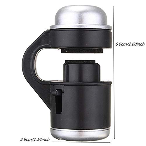 Jiusion 30X Zoom Bright LED Stereo Microscope Magnifier Clip-On Cell Phone Mobile Phone Camera Lens Compatible with Apple iPhone Samsung iPad - Image 2