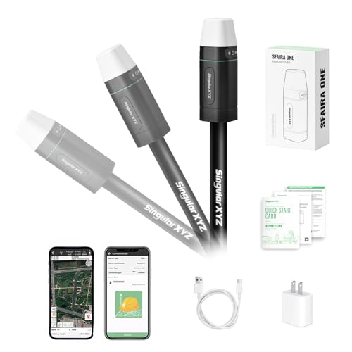 SingularXYZ RTK GNSS Survey Equipment 60 Tilt Builtin IMUEquipped with Rover Handheld GPS and Software Ideal for Land SurveyingGISMine SurveyingTopographic - Image 1