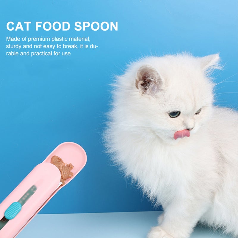 Cat Spoon Cat Feeder Cat Squeeze Scoop Cat Treats Scoop Feeder - Image 3
