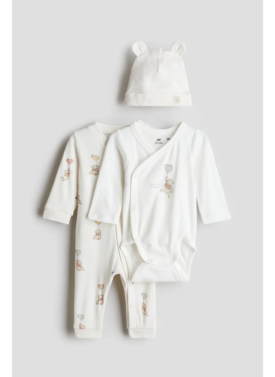 اتش اند ام 3-Piece Cotton Set