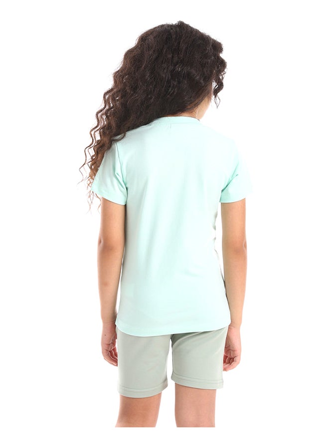DIADORA Girls Cotton Printed T-Shirt - Image 3