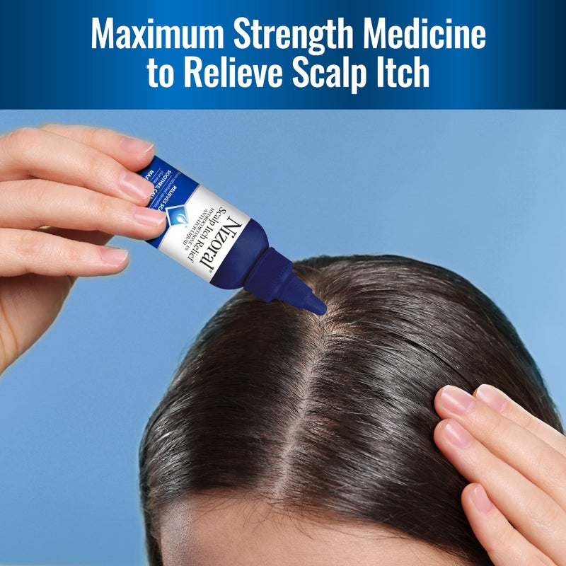 Nizoral Scalp Itch Relief Liquidâ€”Relieves Scalp Itch and Soothes, Calms and Hydrates with Maximum Strength Anti-Itch Medicine (Hydrocortisone 1%), 2 Fl Oz - Image 3