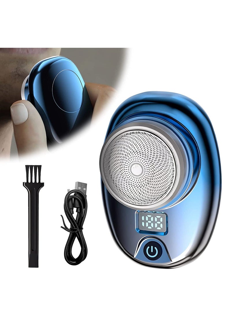 Mini Electric Razor for Men, New Upgrade Electric Shaver, Pocket Size Portable USB Rechargeable Waterproof Shaver - Image 1