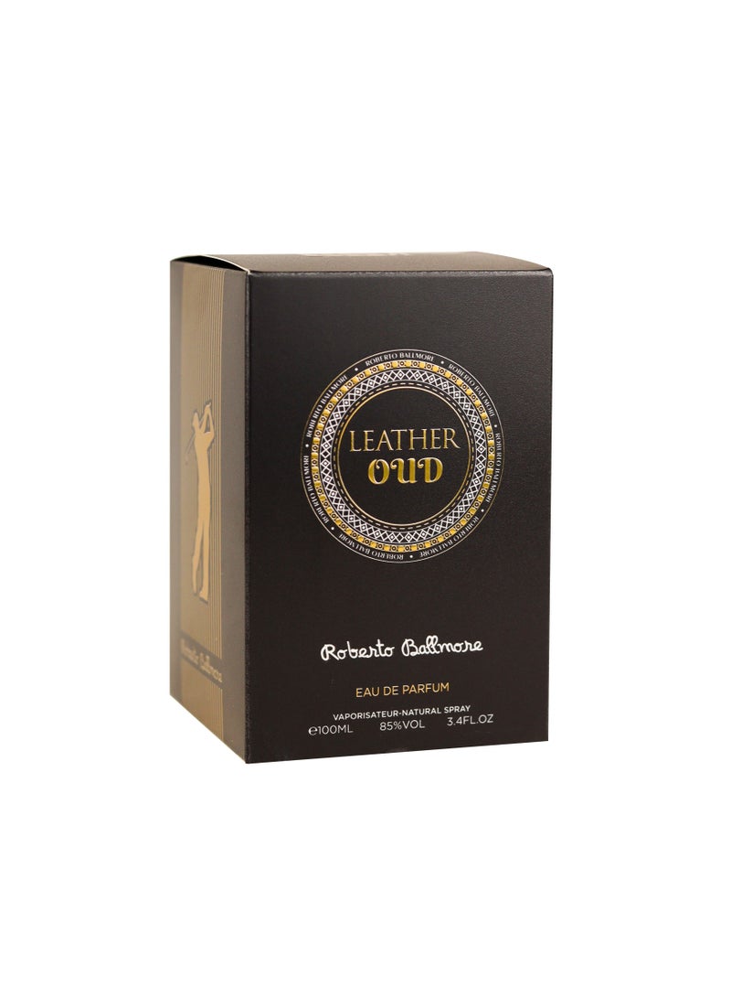 Roberto Ballmore Leather Oud Unisex 100ml (EDP) - Image 3