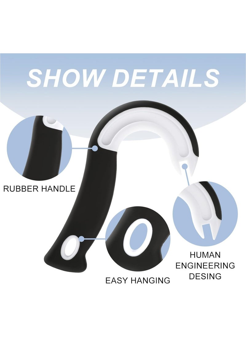 Generic - Pull Tab Can Opener Ergonomic Pop Top Can Opener Tool J Shape Handy Ring Pull Can Opener Aid for Seniors Easy Tab Opener for Cans Soda Beer Tin Can Cat Food Hand Can Opener for Arthritis - Image 1