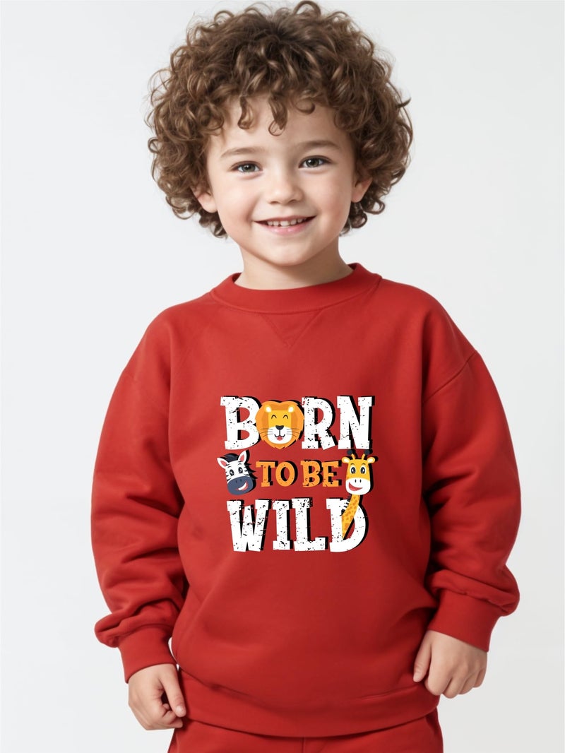 minicult Full Sleeves Sweatshirt for Kids with Fun Prints(Lion)(Pack of 3)(7-8 Years) - Image 2