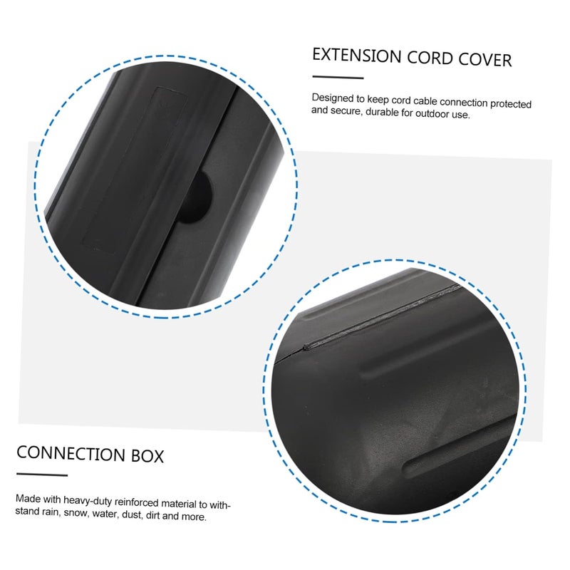 غطاء صندوق توصيل سلك التمديد الخارجي الثقيل واقي الكابل المضاد للماء - Image 4
