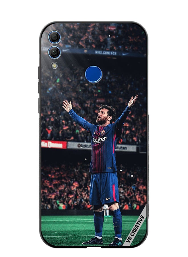 VR CREATIVE Protective Case Cover For Honor 10 Lite Lionel Messi Design Multicolour