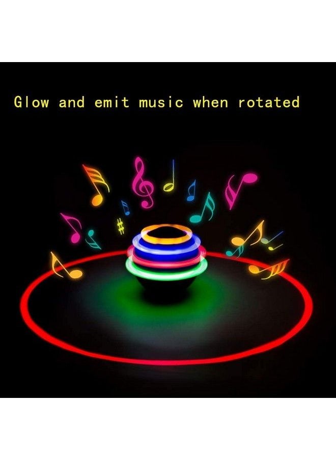 SAJANI Flashing Plastic Magic Lattoo Top Toy ; Toy With Led Lights Music Attractive Toy ; Non Toxic And Safe Spinning Top ; Spinning Top Toy For Baby And Toddlers (Pack Of 1) (Dramn)  - Image 5
