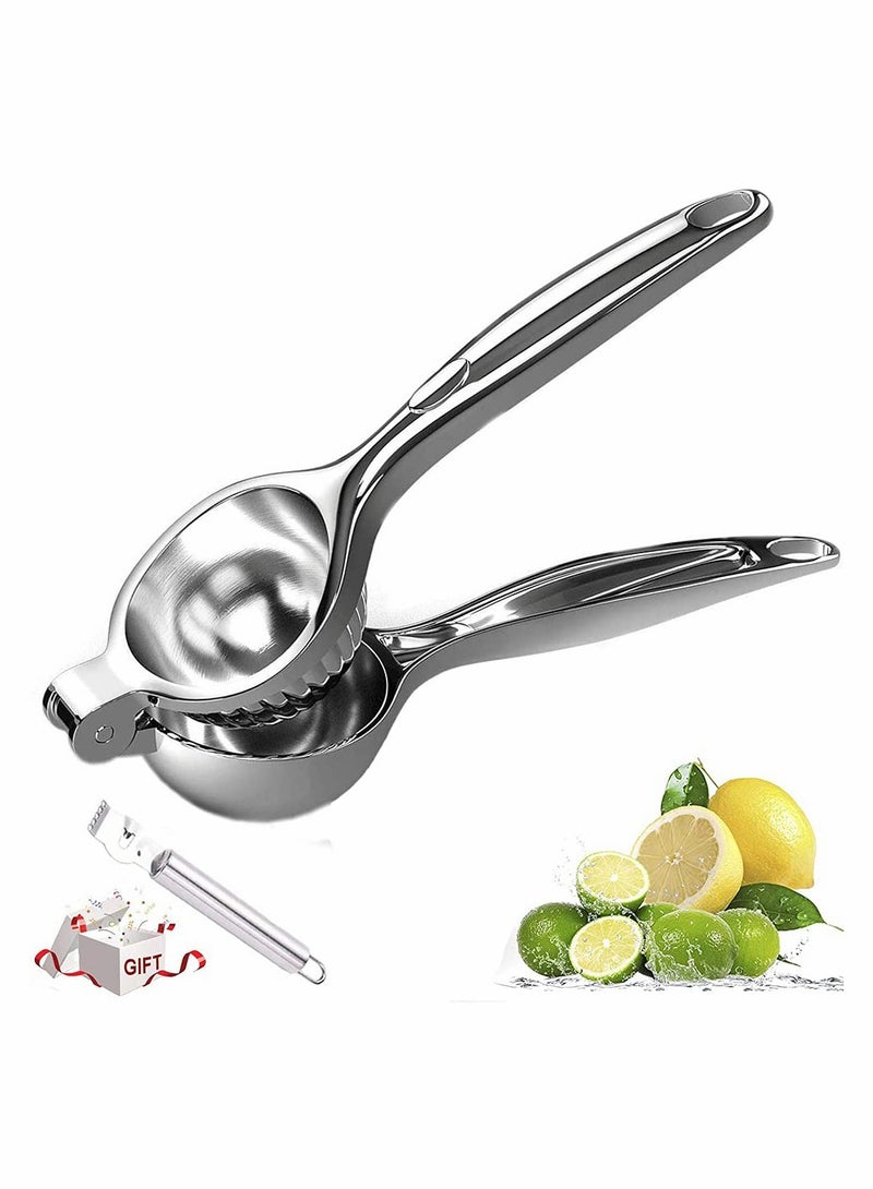 SYOSI Lemon Squeezer Hand Manual, Lime Hand Juice Lemon Squeezers Press Citrus Press Juicers Squeezer, Premium Quality Metal Lime Fruit Squeezer, Manual Citrus Press Juicer - Image 1