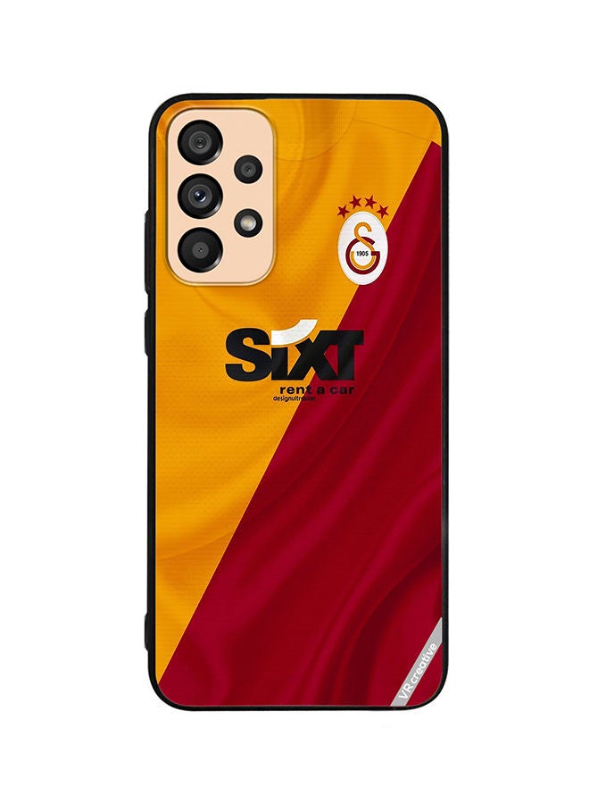VR CREATIVE Protective Case Cover For Samsung Galaxy A33 5G Nike Galatasaray 2022 Home Kit Design Design Multicolour - Image 1