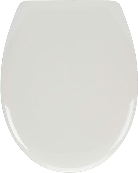 Parryware Roca Victoria Soft Close Seat Cover White 45x36x6 cm Oval Shaped Lacquered seat and cover for toilet RE80P397001  - Image 2