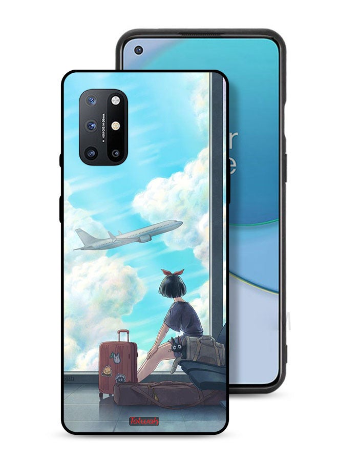 Tolwak OnePlus 8T Plus 5G Protective Case Cover Travel Art - Image 1