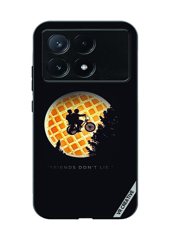 VR CREATIVE Protective Case Cover For Xiaomi Poco X6 Pro Friends Don't Lie Design Multicolour - Image 1