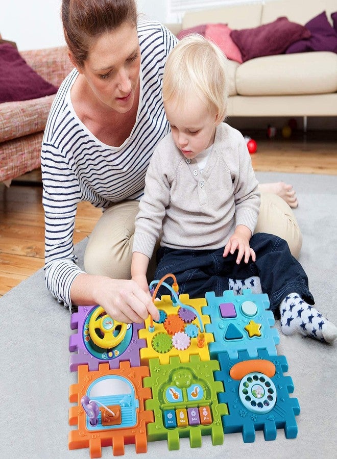 SHIPEASE 6-in-1 Activity Cube Learning Activity Center Play Square with Musical Toys Multi Purpose Educational Toys for Kids 18 Months and Up (Multicolor) - Image 5