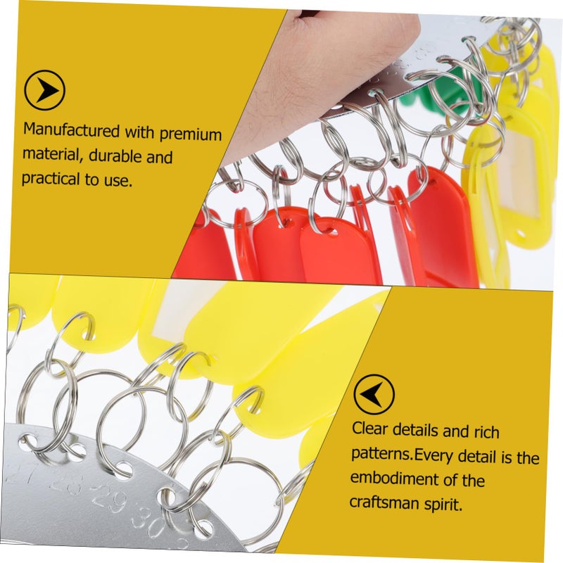 لوحة تخزين مفاتيح معدنية سميكة ملصقات بطاقات 15X13 5 سم لتنظيم المنزل والمكتب - Image 5