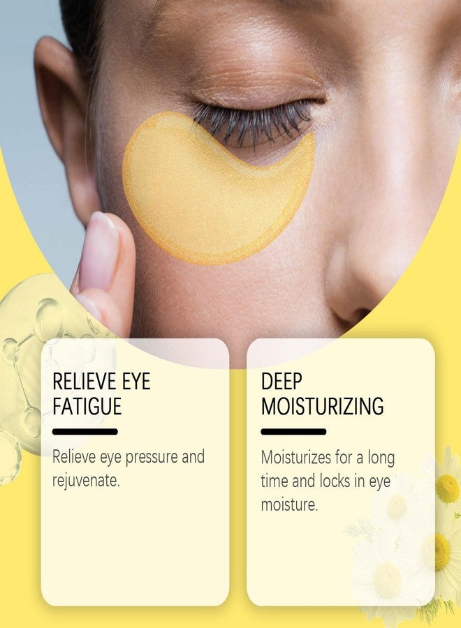 HIDOVETEC Gold Collagen Under Eye Mask Patches, 60 Pcs Anti-Aging Hydrating Eye Treatment for Dark Circles, Puffiness, Wrinkles and Fine Lines with Hyaluronic Acid - Image 2