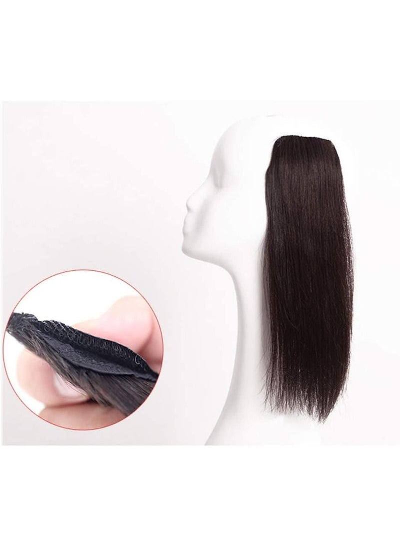 Estelle Womens Clip on Crown Topper Hair Extensions 3 Inches Width 12 Inches Black - Image 2