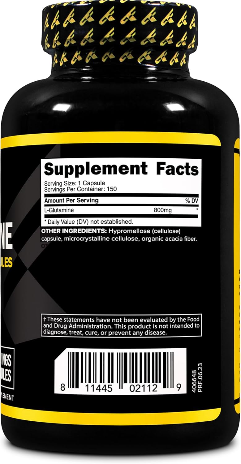 Primaforce LGlutamine 800mg 150 Capsules - Image 4