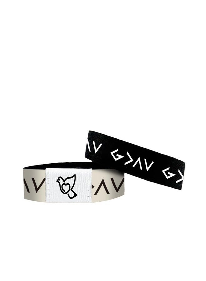 enttgo Bible Verse Bracelets - Christian Wristbands With NFC Music & Daily Inspirational Verses for Women, Men & Teens (WHITE) - Image 1