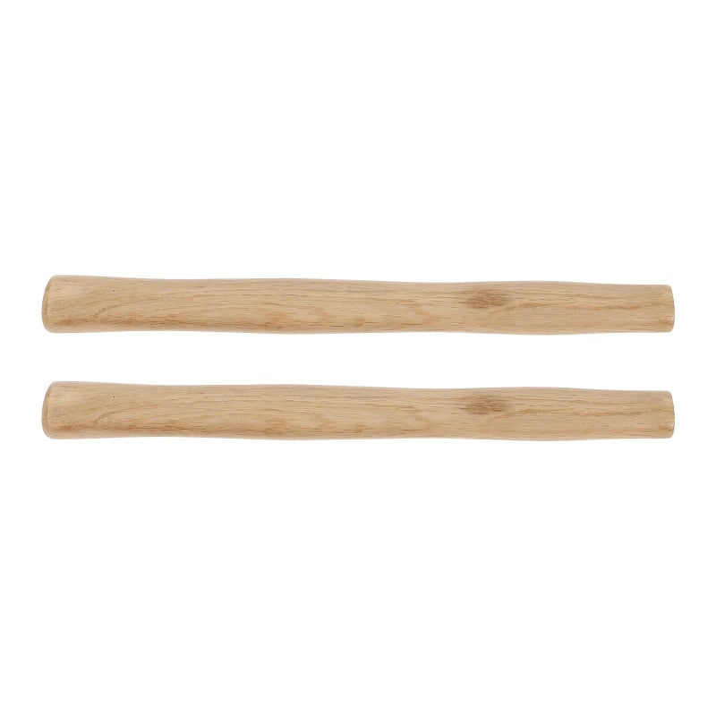 Wooden Hammer Handle Replacement Set of 2 Ergonomic Oval Hole Design 500g - Image 2