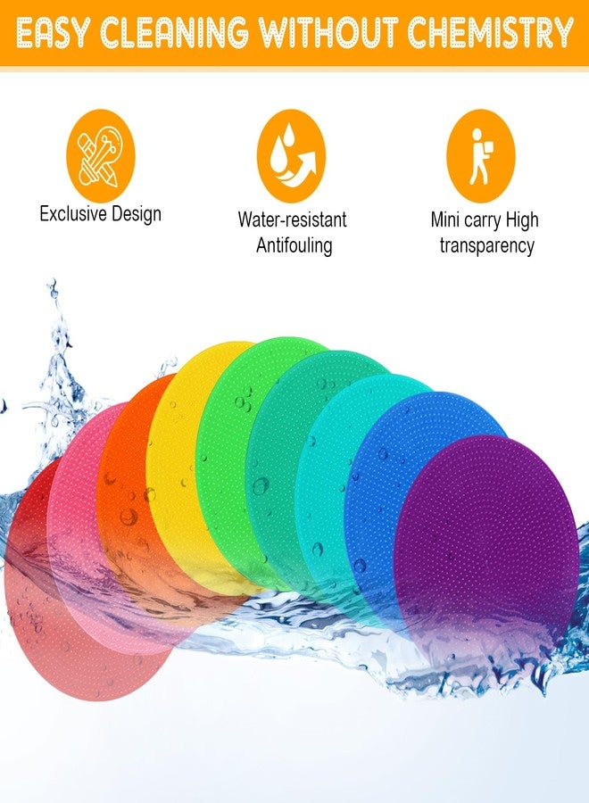 Tinideya 90 Pcs Poly Spot Markers 4.72 Inch Vinyl Poly Dots Non Slip Spot Marker for Gym Floor Marker Poly Spots for Gym Floor Soccer Basketball Speed Agility Training Classroom Org - Image 3