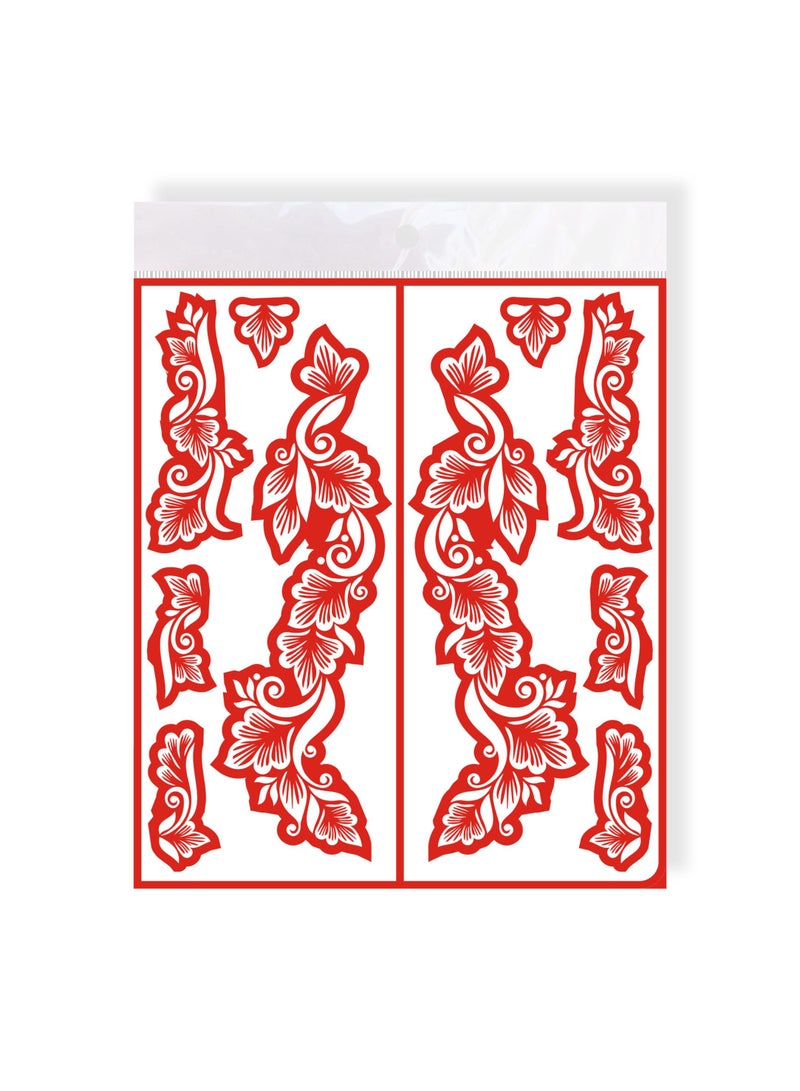 MAJARAT HENNA DESIGN STICKER FOR ADULTS /  MEDIUM- MJ 218