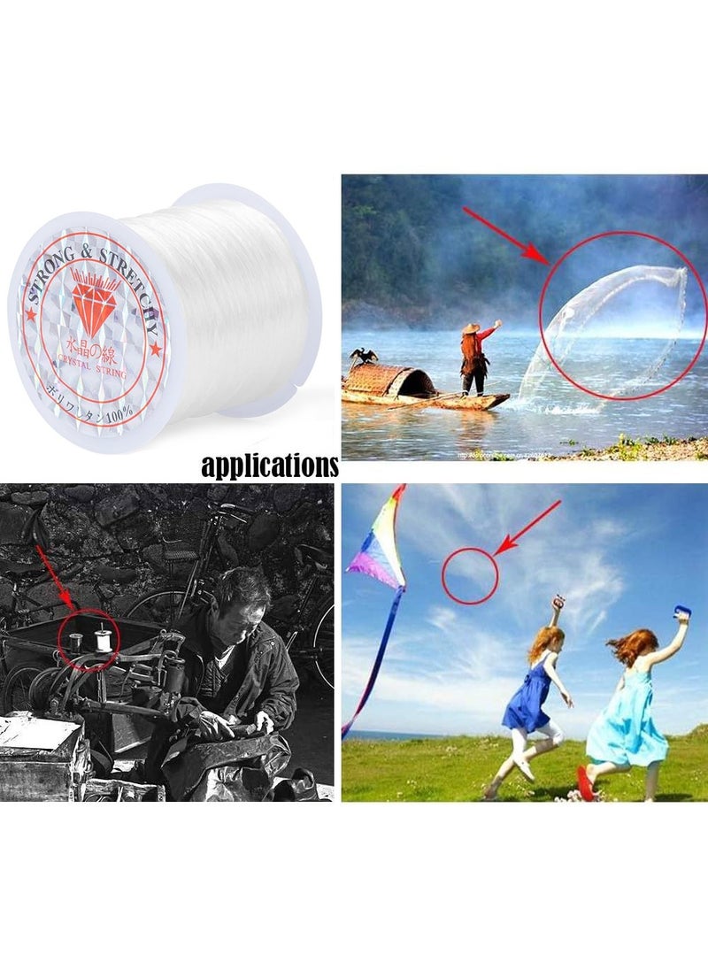 MileMelo 6-Piece Strong Crystal Elastic Beading Line Cord Thread String For DIY Necklace Bracelet Jewelry Making Line  - Image 3