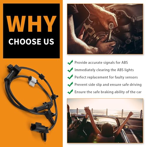 MIKKUPPA ABS Sensor, Front ABS Wheel Speed Sensor Replacement for 2002-2009 Chevy Trailblazer, GMC Envoy, 2002-2004 Oldsmobile Bravada, 2005-2009 Saab 9-7x 15158254 - Image 4