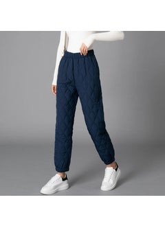 Generic Thickened High Waist Wide Leg Cotton Pants Womens Winter Warm Casual Long Trousers Outerwear Durable Comfortable Breathable black toe  - Image 2