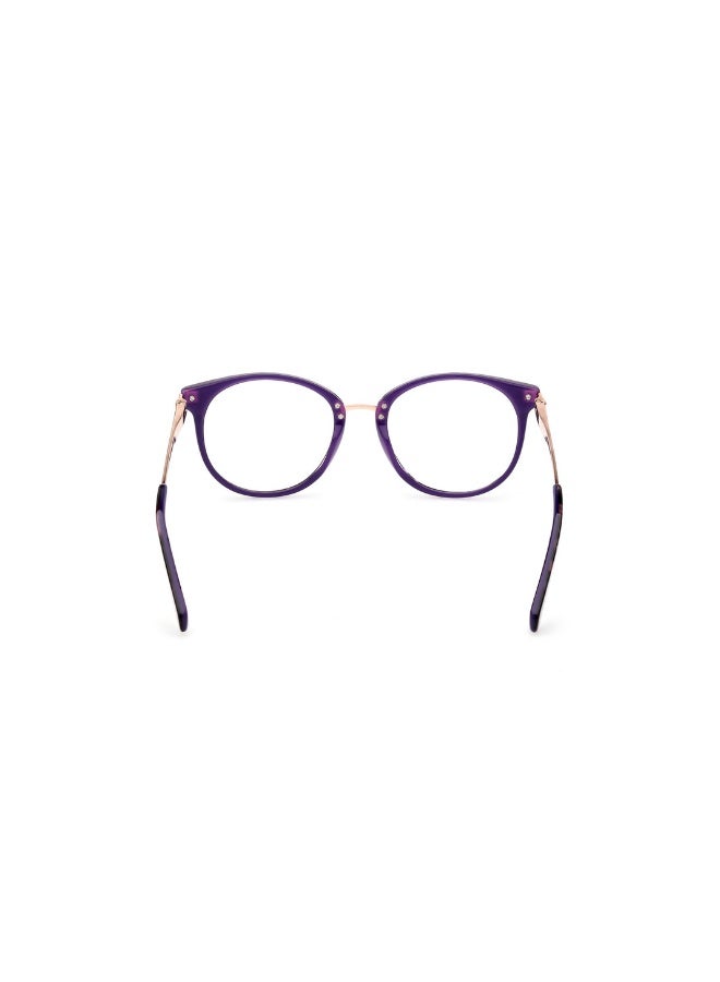 جس نظارة طبية بشكل دائري للجنسين بأذرع معدنية GU5218  مقاس 51 - Image 4