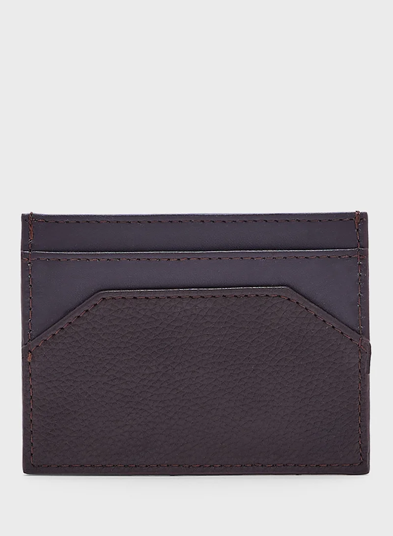 روبرت وود Saffiano Texture Detail Card Holder