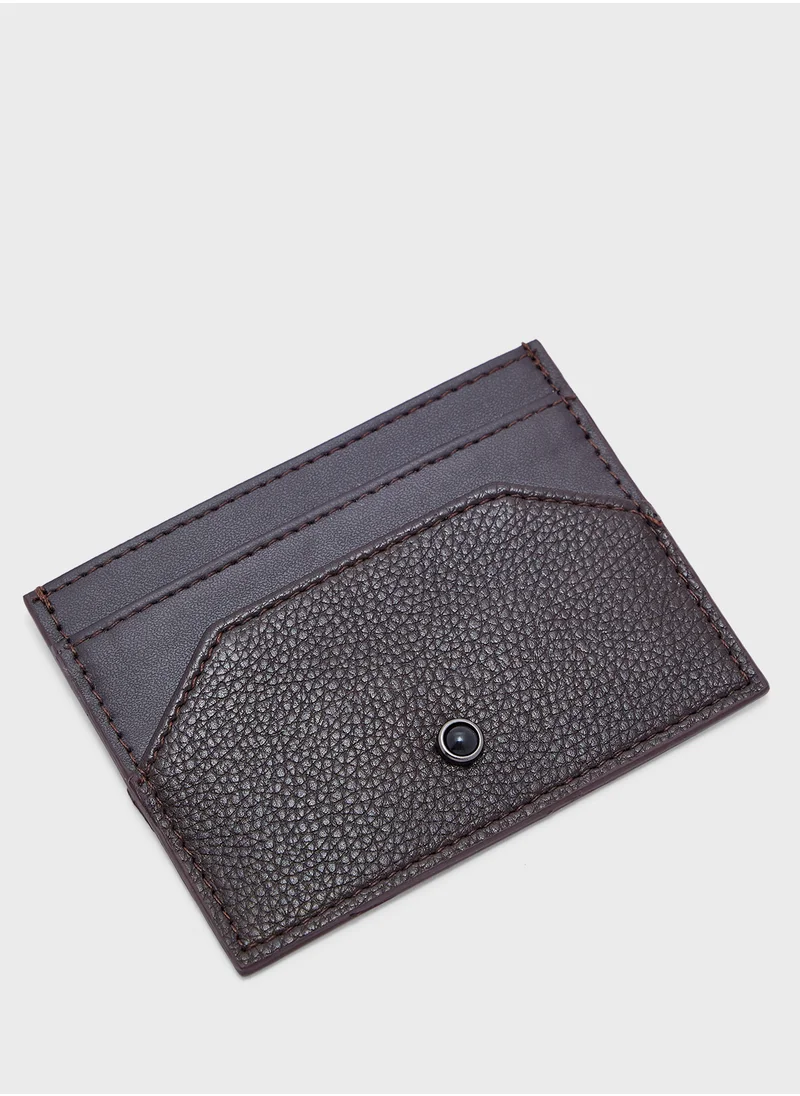 روبرت وود Saffiano Texture Detail Card Holder