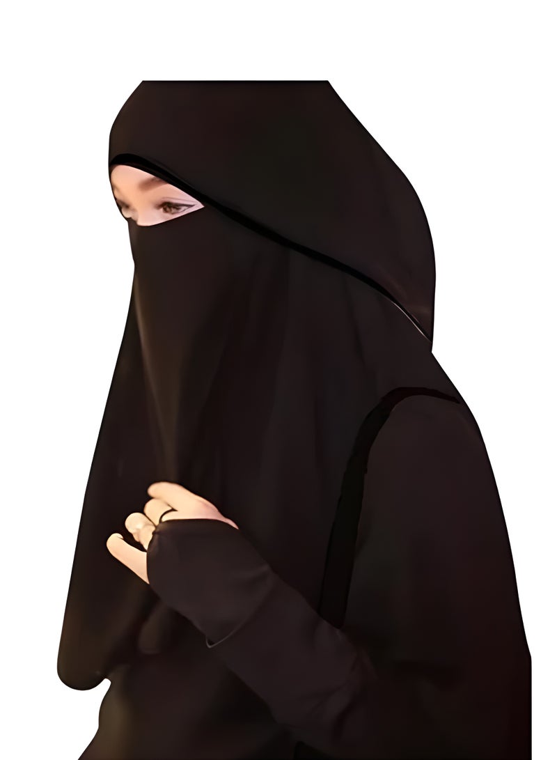 Saudi chiffon niqab, high quality Saudi niqab - Image 2