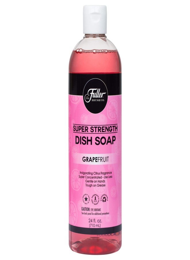 Fuller Brush Super Strength Dish Soap - Grapefruit - Ultra Concentrated Formula - Cuts Grease Fast, Clean Dishes, Glassware, Silverware, Pots, Pans & Surfaces - (Pack of 1) - Image 1